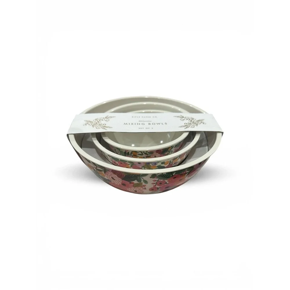 Rifle Paper Co.‎ Garden Party 3pc Melamine Mixing Bowl Set - Target